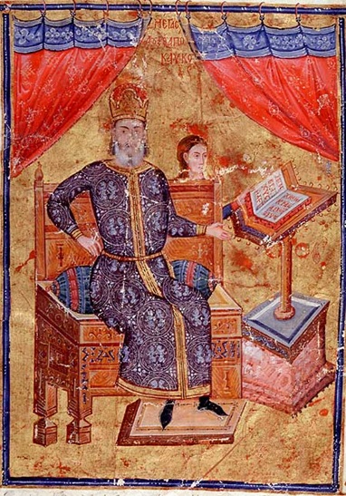 Alexios Apokaukos, ca. 1345,  Bibliotheque nationale de France, Paris, MS Grec 2144